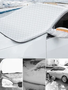 Автомобил за Сняг Лед Прозорец Защитник на Предното Стъкло на сенника на Предното и Задното Предното Стъкло Блок на Кутията Козирка Auto Външни аксесоари